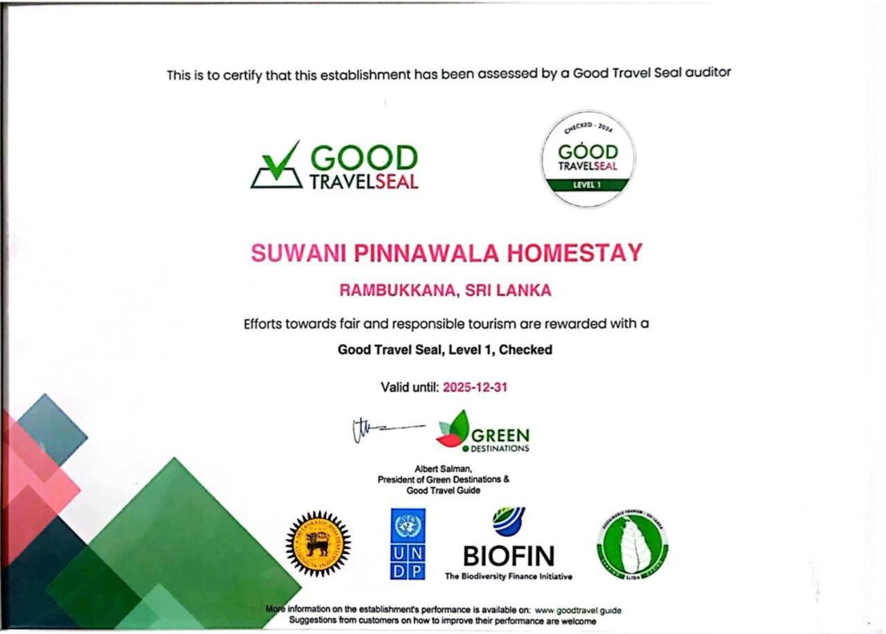 Suwani Pinnawala Homestay Eksteriør bilde